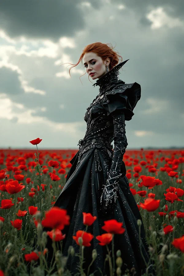 Armored Warrior Poppy Fields