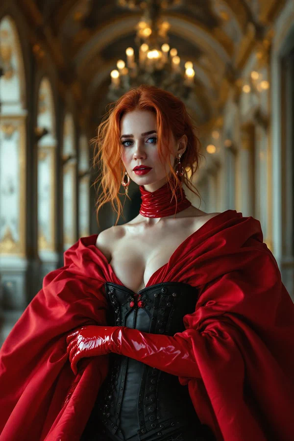 Baroque Hall Red Corset