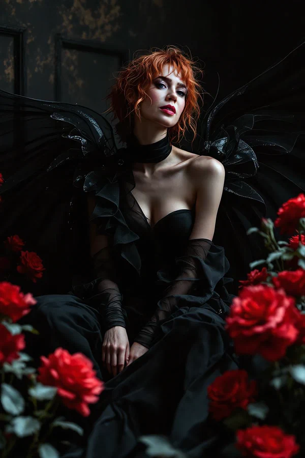 Dark Fairy Rose Throne