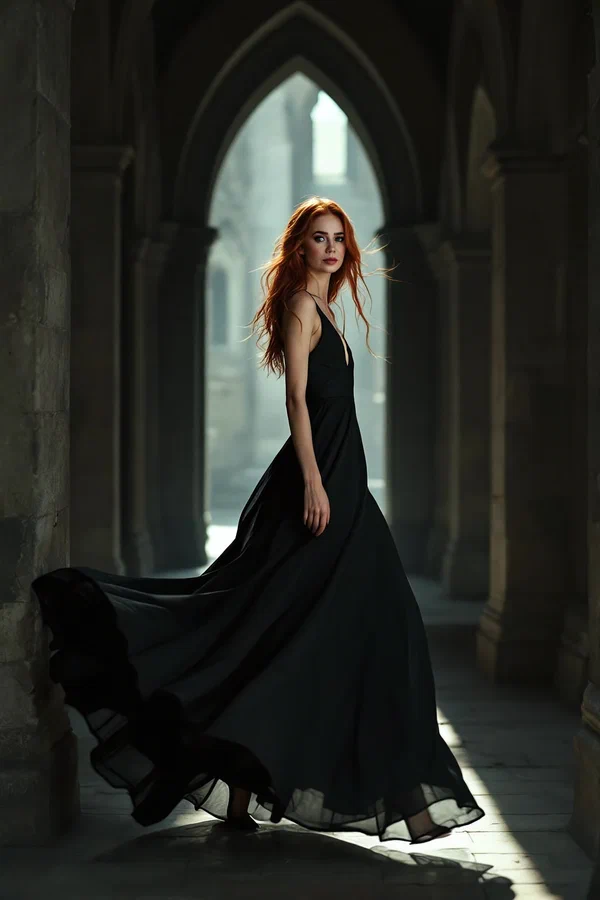 Gothic Arch Black Elegance