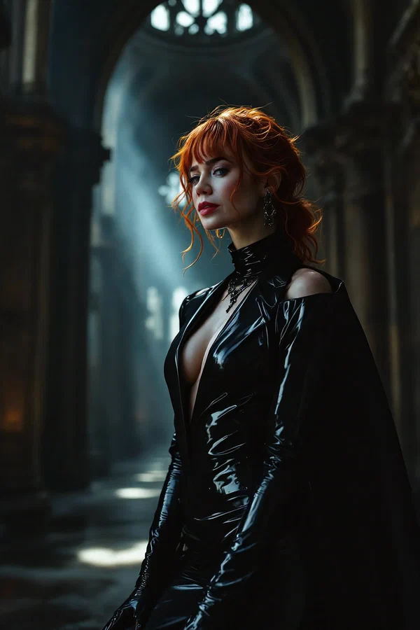 Gothic Temptress in the Cathedral