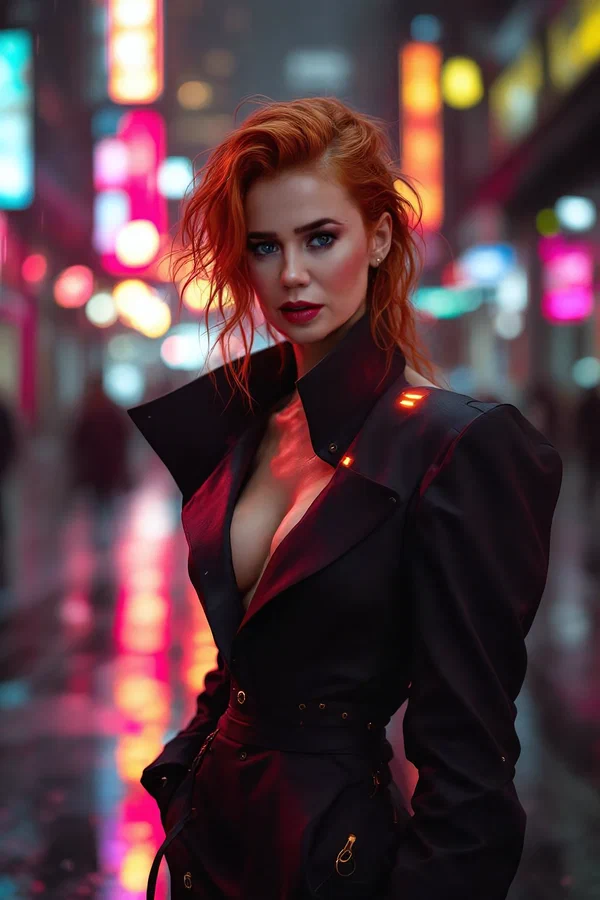 Iron Heroine in the Rain