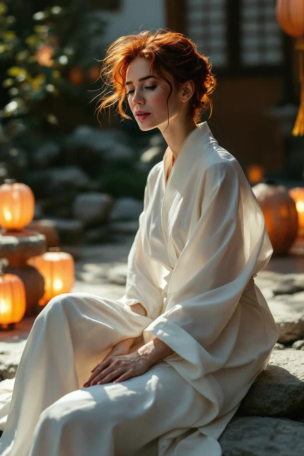 Lantern Glow Onsen Serenity