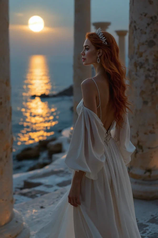 Moonlit Bridal Sea Column