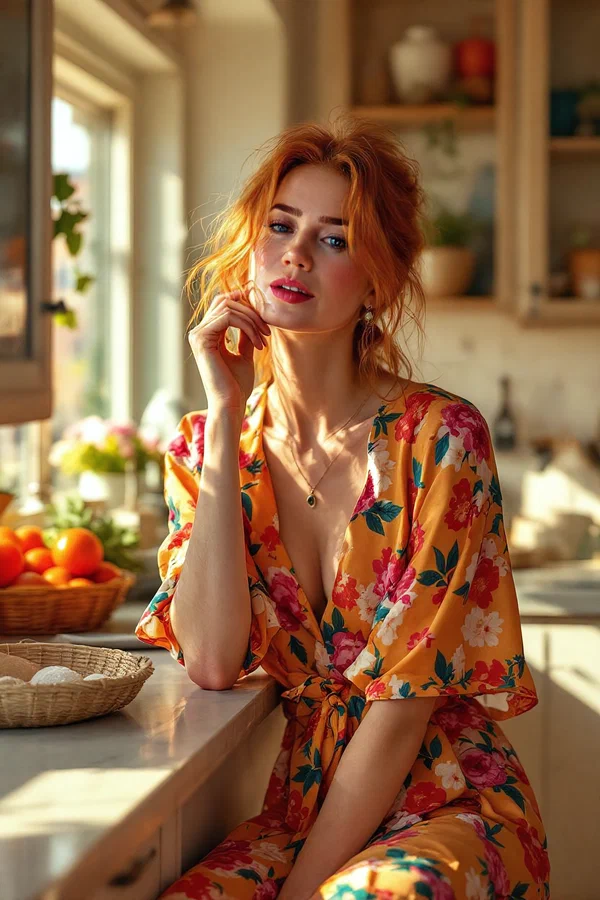 Sunny Kitchen City View