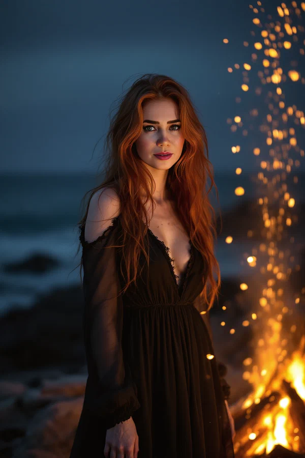 Bonfire On The Beach