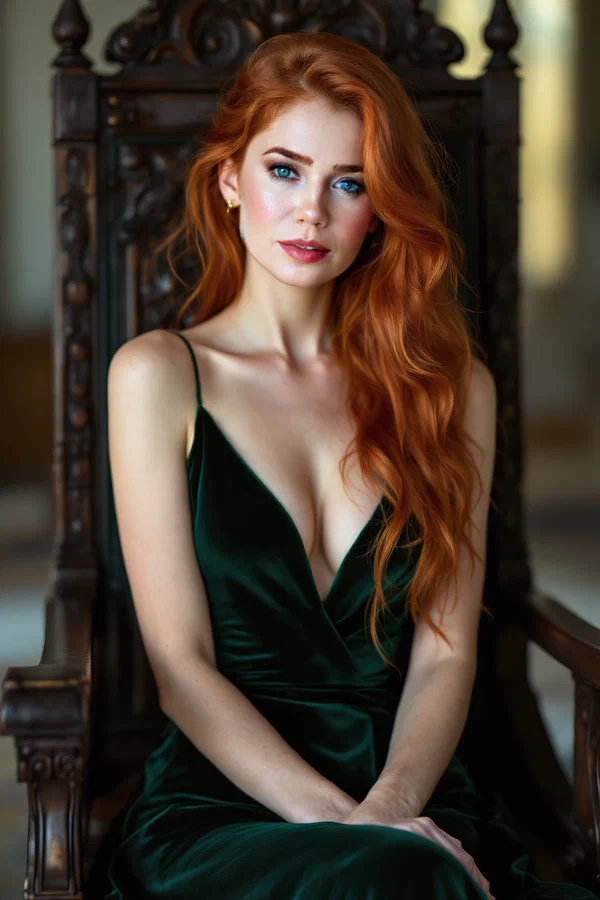 Emerald Velvet Throne