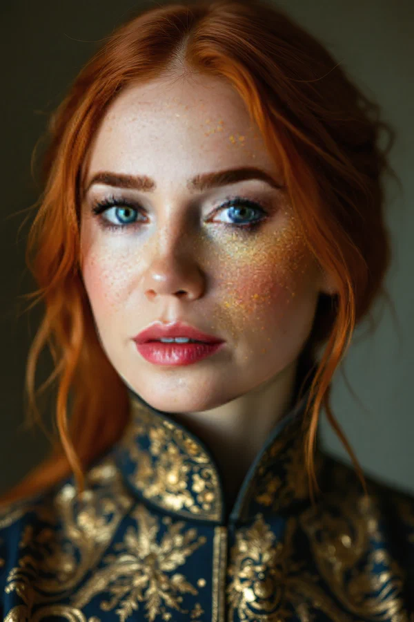 Gold Leaf Portrait