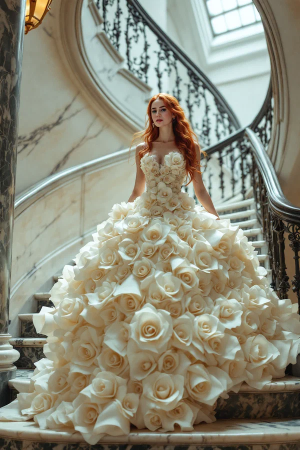 Paper Rose Cascade