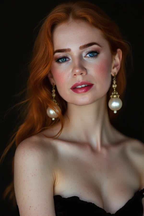 Pearl-Drop Portrait