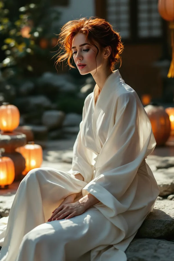 Lantern Glow Onsen Serenity